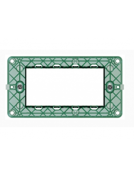 supporto 4 posti compatibile con vimar plana 14614