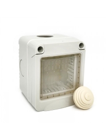 idrobox ip55 contenitore stagno bianco 2 posti moduli compatibile con vimar plana 14902