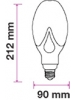 V-TAC VT-240 LAMPADINA LED LAMPADA E27 36W CHIP SAMSUNG sku 284 4000°k luce naturale