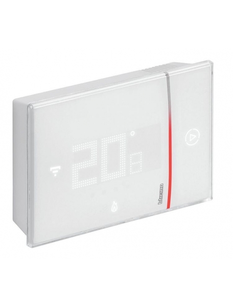 bticino xw8002w netatmo termostato programmabile wifi connesso a parete batterie bianco smarther 2