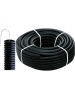 corrugato tubo pieghevole nero con tirafilo diametro 16mm 100metri TUBTF01016NT100
