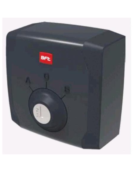 Selettore a chiave antivandalismo da esterno con doppio contatto con struttura in metallo bftp121023