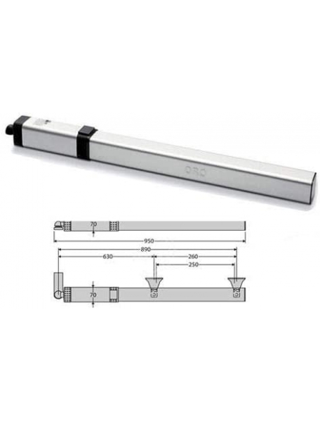 pistone idraulico apricancello motoriduttore oleodinamico per cancello battente oro bftp93505900001