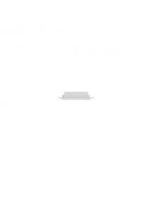 faretto in gesso ceramico doppio da incasso doppio di forma rettangolare csf080d