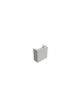 applique da parete in gesso a cubo doppia emissione g9 verniciabile csfc16