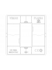 PLACCA 1M BIANCO VIMAR PLANA IN TECNOPOLIMERO VIMAR 14641.01