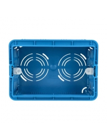 scatola incasso rettangolare 3m azzurro vimar v71303