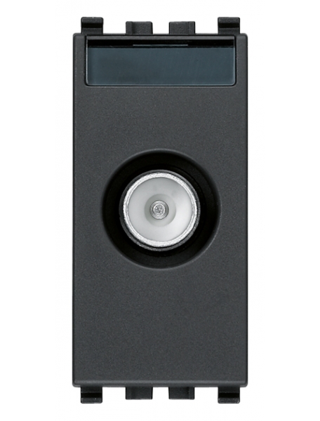 vimar 20300.10 PRESA TV-RD-SAT PASSANTE GRIGIO antracite