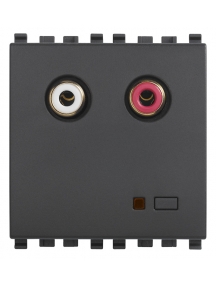 vimar 20582 ingresso audio RCA 2M grigio vimar 20582