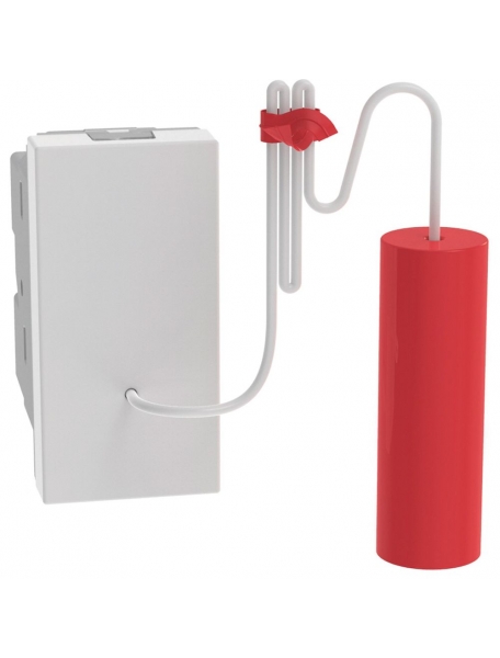 bticino JW4033 matix go pulsante 1P (NO/NC) 10 A – 250 Va.c. a tirante - 1 modulo - bianco bticino JW4033