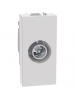 bticino jw4202p10 matix go presa coassiale passante, attenuazione -14dB bticino jw4202p10