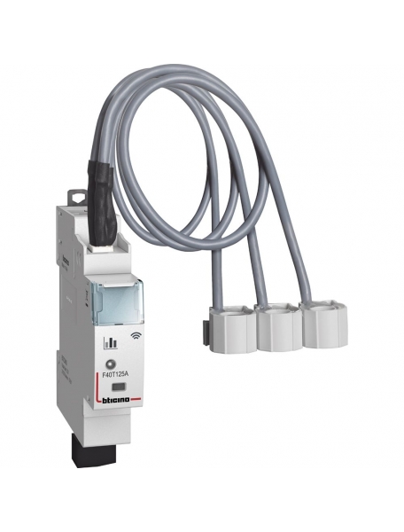 bticino F40T125A misuratore di consumi per linee trifase in modulo DIN bticino F40T125A