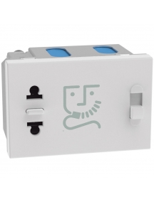 bticino JW4177 matix go presa per rasoio con trasformatore di isolamento bticino JW4177