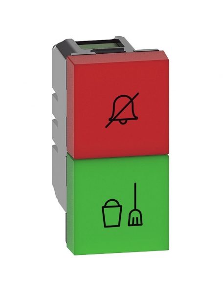 bticino j4373 matix go portalampada con due LED integrati uno di colore verde e rosso bticino j4373