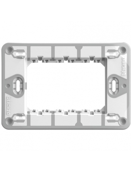 bticino j4703 matix go supporto 3 moduli  fissaggio con viti bticino j4703