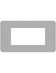 bticino ja4804jg placca matixgo 4 moduli grigio  materiale tecnopolimero bticino ja4804jg