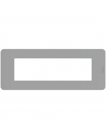 bticino ja4807jg placca matixgo 7 moduli grigio  materiale tecnopolimero bticino ja4807jg