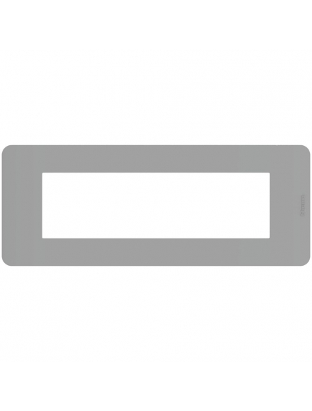 bticino ja4807jg placca matixgo 7 moduli grigio  materiale tecnopolimero bticino ja4807jg