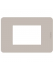 bticino JA4803ts placca matix go 3 moduli sand bticino JA4803ts
