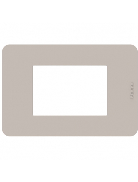 bticino JA4803ts placca matix go 3 moduli sand bticino JA4803ts