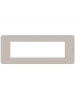 bticino JA4807ts placca matix go  7 moduli  sand bticino JA4807ts