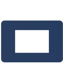 bticino JA4803TB placca matix go  3 moduli blue bticino JA4803TB