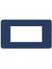 bticino JA4804TB placca matix go 4 moduli blue bticino JA4804TB