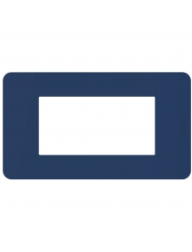 bticino JA4804TB placca matix go 4 moduli blue bticino JA4804TB