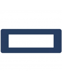 bticino JA4807TB placca matix go 7 moduli blue bticino JA4807TB