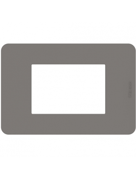 bticino JA4803TD placca matix go 3 moduli tortora bticino JA4803TD