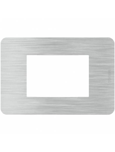 bticino JA4803EA placca matix go 3 moduli aluminium bticino JA4803EA
