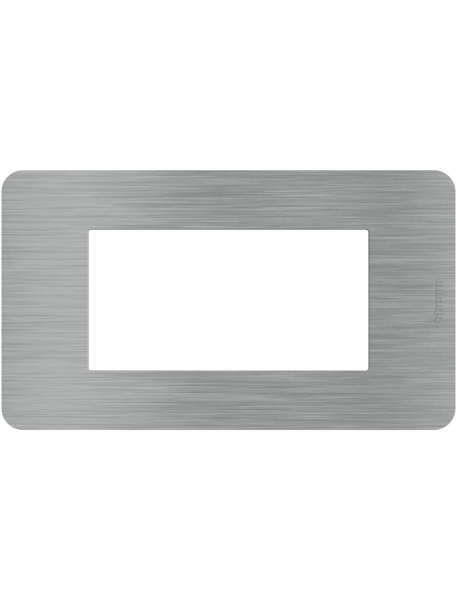 bticino JA4804ES placca matix go4 moduli steel bticino JA4804ES