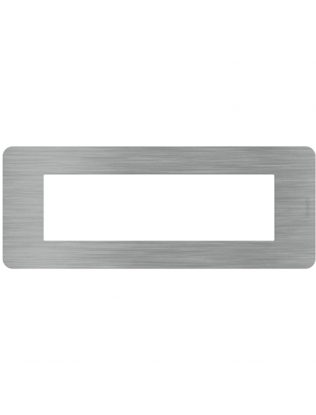 bticino JA4807ES placca matix go 7 moduli steel bticino JA4807ES
