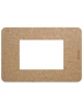 bticino JA4803BB placca matix go 3 moduli bio bticino JA4803BB