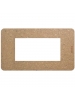 bticino JA4804BB placca matix go 4 moduli bio bticino JA4804BB