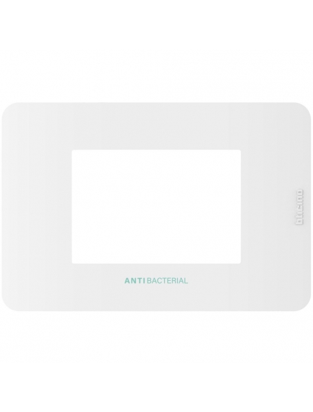 bticino JA48003jab placca matix go 3 moduli antibatterica  bticino JA48003jab