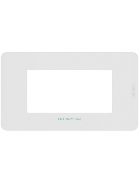 Bticino JA4804jab placca matix go 4 moduli antibatterica  Bticino JA4804jab
