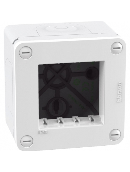 bticino 28402W matix go scatola ip40 2 moduli  bianco bticino 28402W