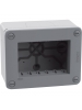 bticino 28403g matix go scatola ip40 3 moduli  grigio bticino 28403g