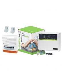 hiltron c1akprotect4 kit antifurto via filo con centrale protect4+accessori hiltron c1akprotect4