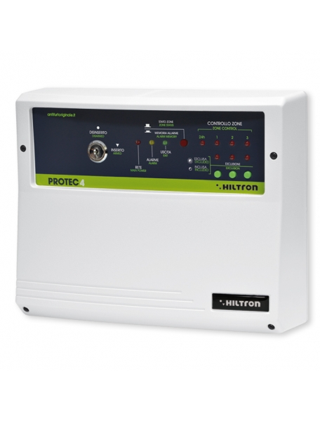 hiltron c1aprotec4 centrale antifurto 3 zone + 24h c1aprotec4