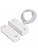 hiltron contatto magnetico in plastica bianco a due fili  per porte finestre reed c58