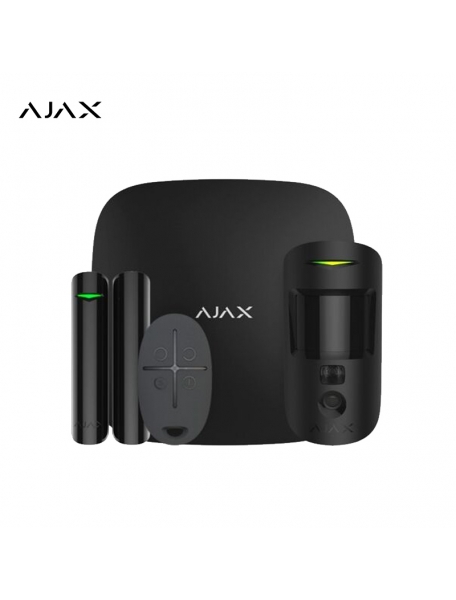 Ajax 38169.56.BL1 kit hub wireless Hub + motionptotect + doorprop+ spacecontrol) black