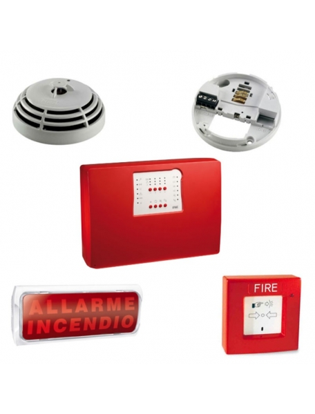 urmet 1043/924 kit promo c/centrale antincendio 1043/424