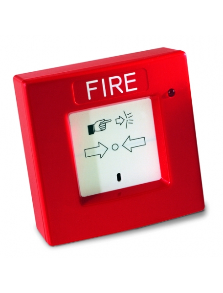 urmet 1043/143 pulsante manuale convenzionale a rottura vetro, linea 400