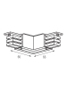 connettore L sinistra per binario trifase quad bianco inn 4503