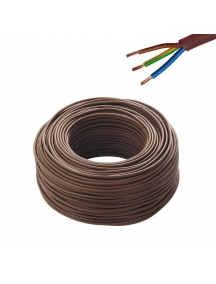 cavo tripolare fror cpr fs18  gommato antifiamma   450v 750v 3g1   marrone fs18or183g1