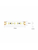 Strisce Led 3014 100W 840SMD 6MM Slim Strip Luminosa 5M 24 Volt Bianco Caldo 1692