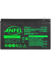 batteria lead acid AGM 12V 10Ah al piombo ricaricabile meg12v10a