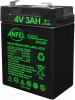 Batteria ricaricabile al piombo 4v 3ah attacchi faston f1 4,8mm meg6v3a